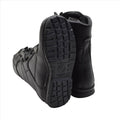 Bottes de pilote de l'armée de l'air militaire néerlandaise, originales, tactiques en cuir véritable, noires