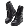 Bottes de pilote de l'armée de l'air militaire néerlandaise, originales, tactiques en cuir véritable, noires