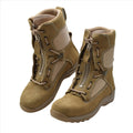 Bottes pilotes originales de l'armée de l'air militaire néerlandaise, bottes tactiques en cuir véritable pour désert