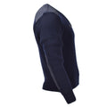 Originele Nederlandse militaire blauwe trui trui wol bodywarmer lange mouw nieuw
