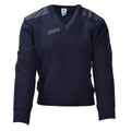 Originele Nederlandse militaire blauwe trui trui wol bodywarmer lange mouw nieuw