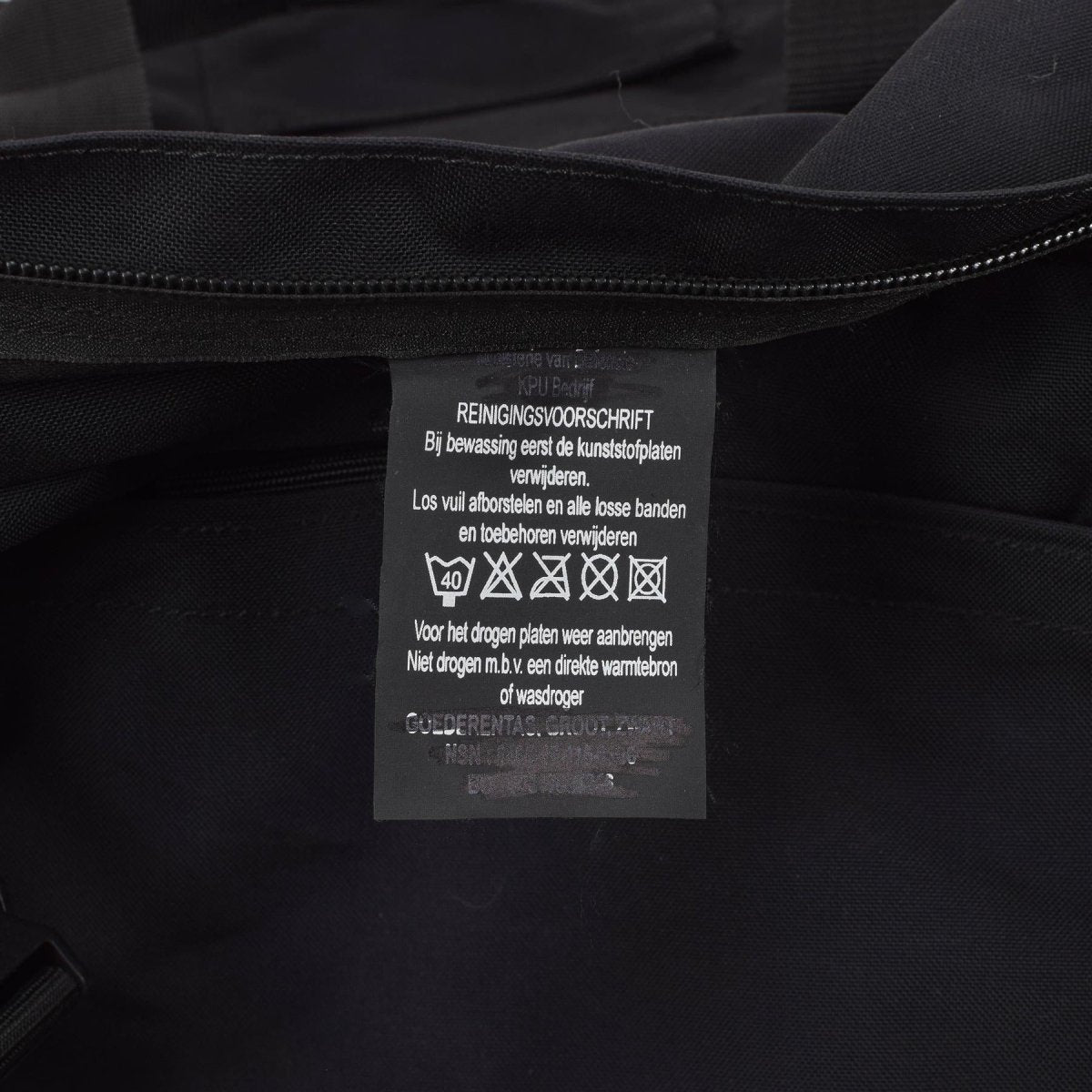 Sac à dos de voyage militaire néerlandais d'origine, sac de sport, sac à dos noir