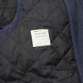 Origineel Nederlandse militaire kwestie heren regenjas gewatteerde voering trenchcoat solide blauw