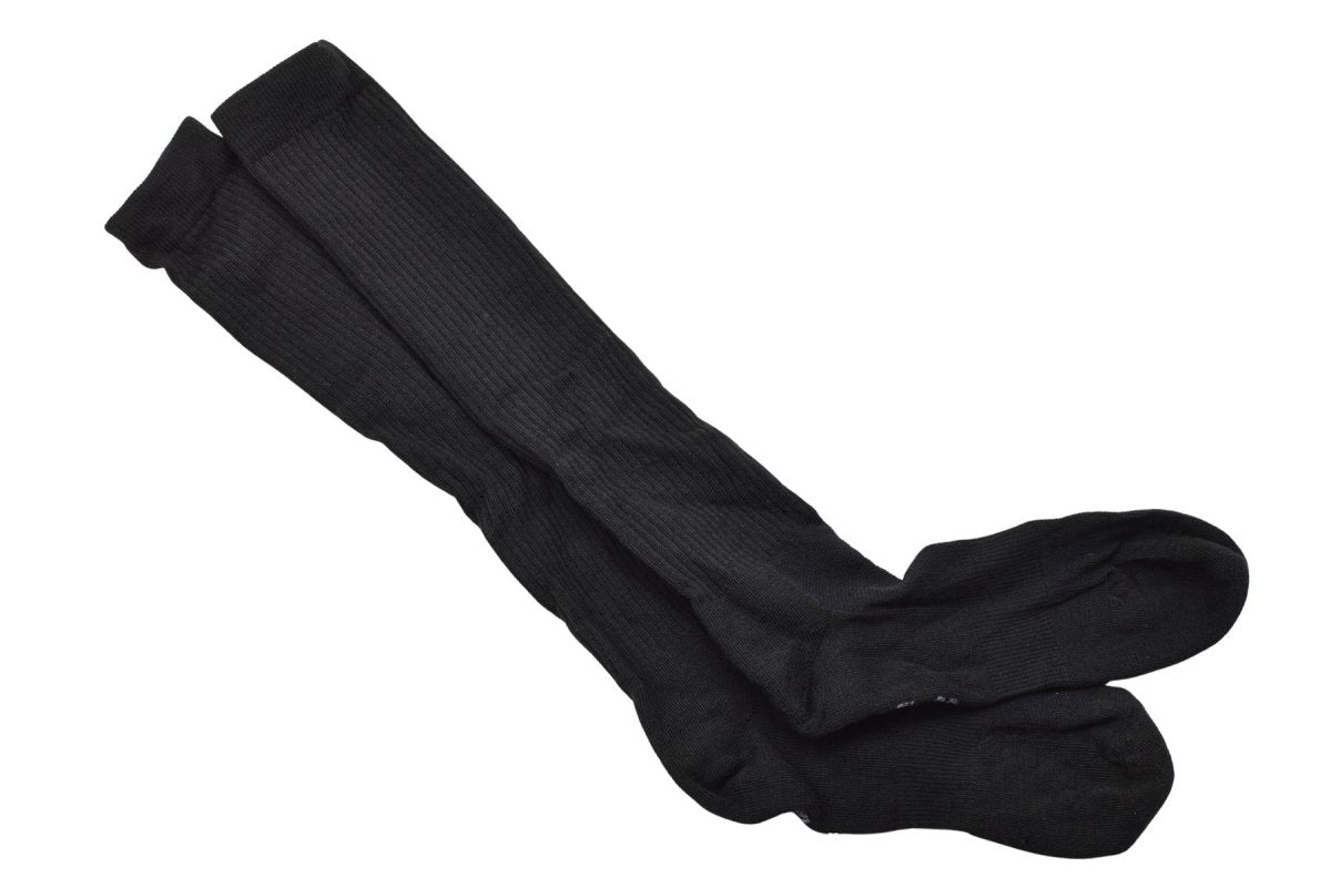 Chaussettes multifonctions longues militaires néerlandaises originales en mélange de laine mérinos noir