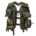 Origineel Nederlands Militair Ops Vest Utility Zakjes Verstelbare DPM Woodland Camo