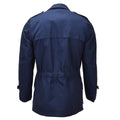 Parka militaire néerlandaise originale doublée polaire, veste militaire pour temps froid, bleu