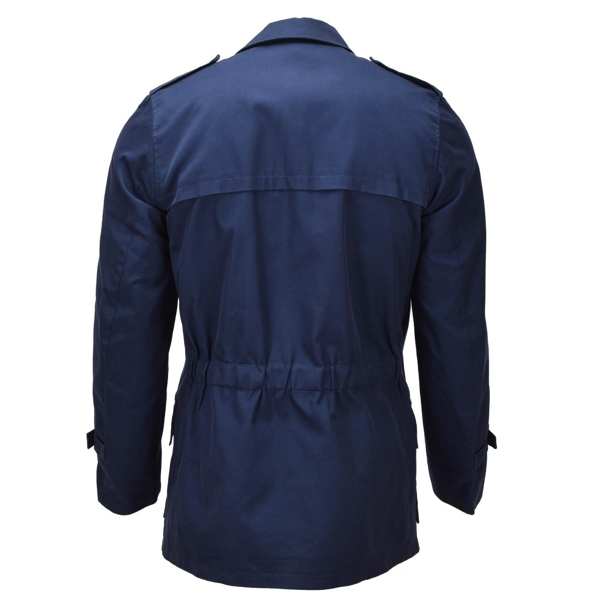 Parka militaire néerlandaise originale doublée polaire, veste militaire pour temps froid, bleu