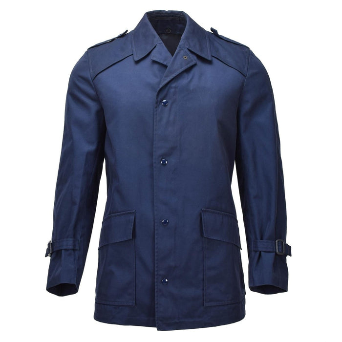 Parka militaire néerlandaise originale doublée polaire veste militaire pour temps froid bleu - GoMilitar