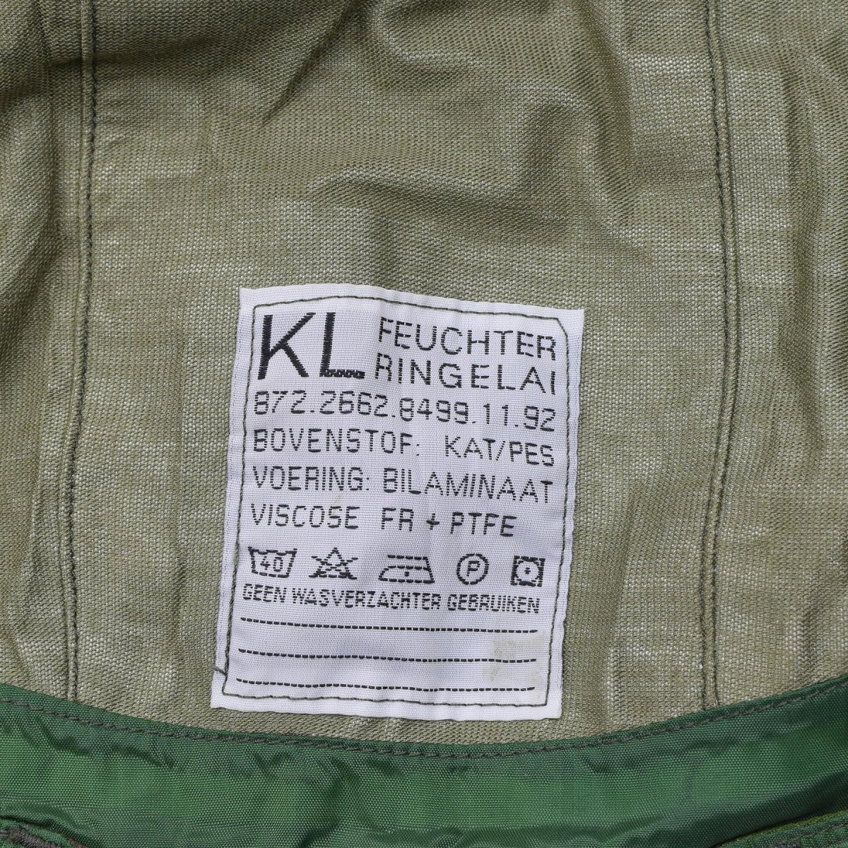 Originele Nederlandse militaire parka -kap tactische winter camouflage dpm lichtgewicht