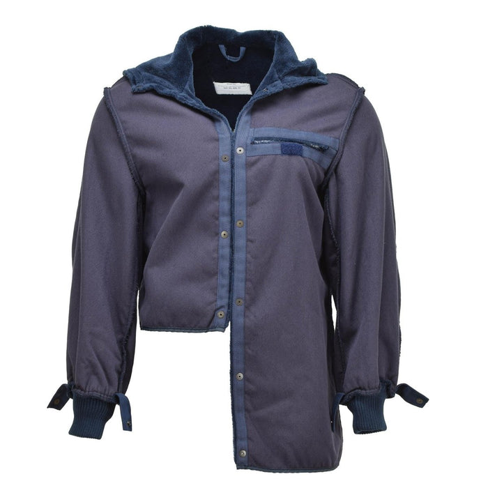 Originele Nederlandse militaire parkavoering met fleece capuchon, warme thermische jas voor koud weer en buitengebruik