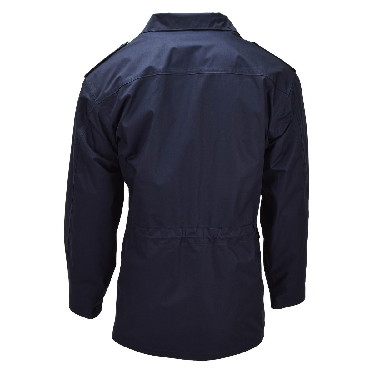 Parka Militaire Néerlandaise Originale Plusieurs Poches Col Haut Logo Pêcheur Bleu