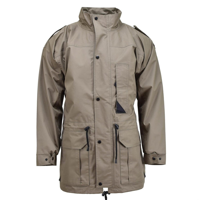 Parka militaire hollandaise originale avec doublure chaude officier veste longue kaki surplus - GoMilitar