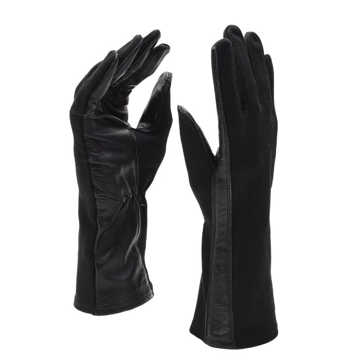 Originele Nederlandse militaire pilotenleren handschoenen warmer hittebestendig aramide NIEUW - GoMilitar