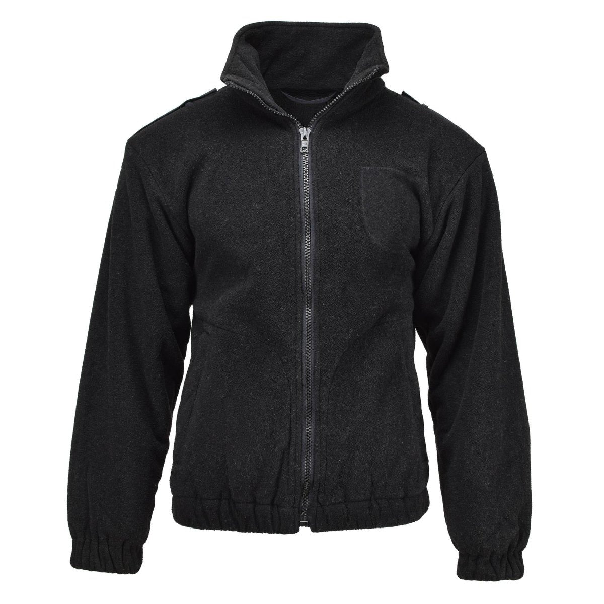 Veste polaire originale de la police militaire néerlandaise, pull chaud, pull d'hiver noir