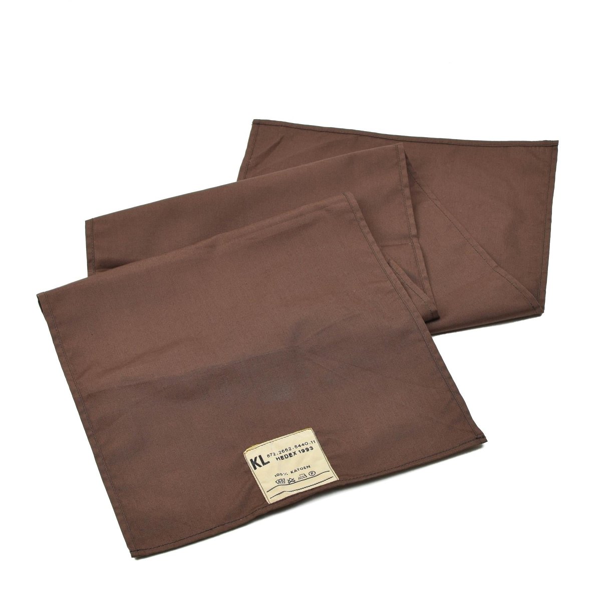 Originele Nederlandse militaire sjaal katoenbandana 100x25cm bruin leger sjaals nieuw