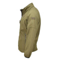 Originele Nederlandse militaire soft shell jas ritssluiting zakken geventileerde oksels olijf