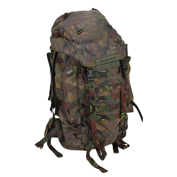 Sac à dos tactique militaire néerlandais original 60L MOLLE Loops DPM Woodland Camo - GoMilitar