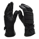 Original Dutch Military Tactical Combat Gloves Leather Knuckle Protection Black - GoMilitar