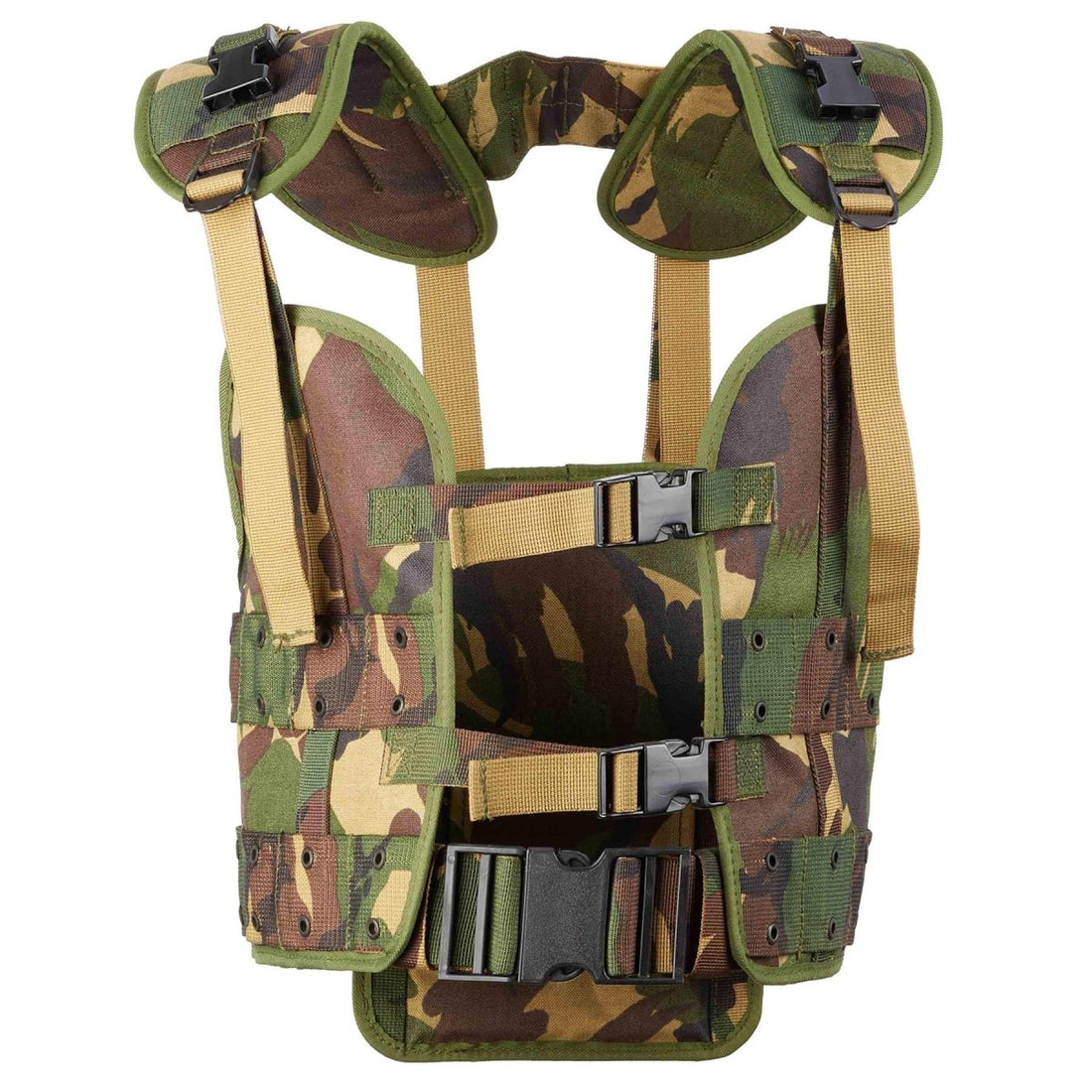 Origineel Nederlands militair tactisch vest Woodland Camouflage Field Troops Equipment