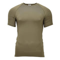 Origineel Nederlands Militair Thermisch Ondershirt Korte Mouw Lichtgewicht Olijfgroen
