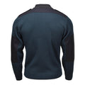 Original Dutch Military Troyer Sweater Rib Knit Quarter Zip Vert Pétrole