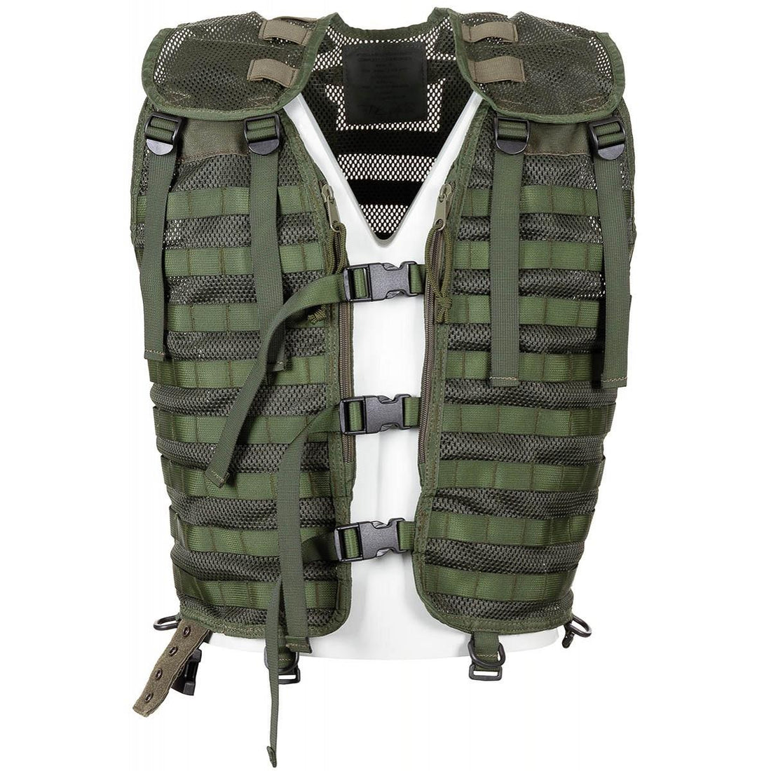 Gilet militaire néerlandais d'origine uniquement équipement de combat tactique vert système molle