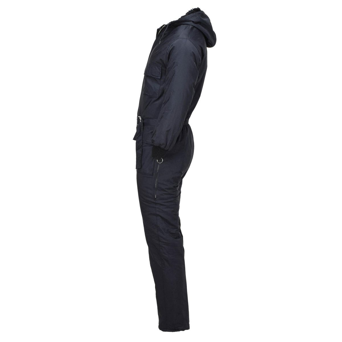 Originele Nederlandse militaire winteroverslag faux fur cooded warme jumpsuit in het algemeen