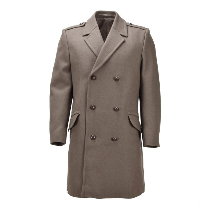 Originele Nederlandse Militaire Wollen Gekleed Jas Double Breasted Army Issue Kaki - GoMilitar