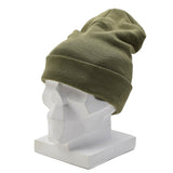 Originele Nederlandse Militaire WoolGuard Roll Top Wollen Muts Wintermuts Groen