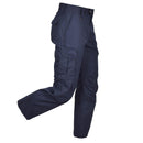 Original Dutch Military Work Pants Men Reinforced Knees Cargo Pockets Blue - GoMilitar