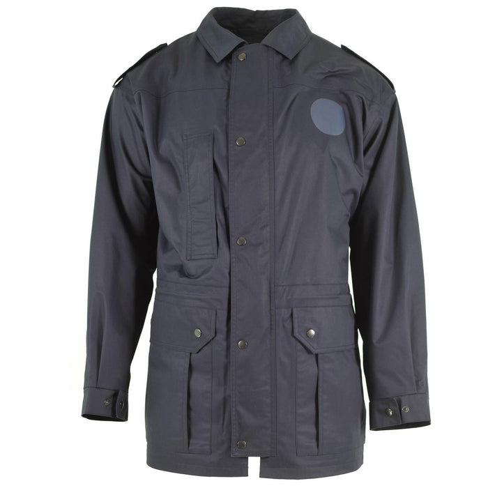 Originale police néerlandaise question parka bleu veste chaude doublure surplus militaire NOUVEAU - GoMilitar