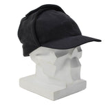 Chapeau d'hiver original de la police néerlandaise, construction robuste, isolation thermique, noir
