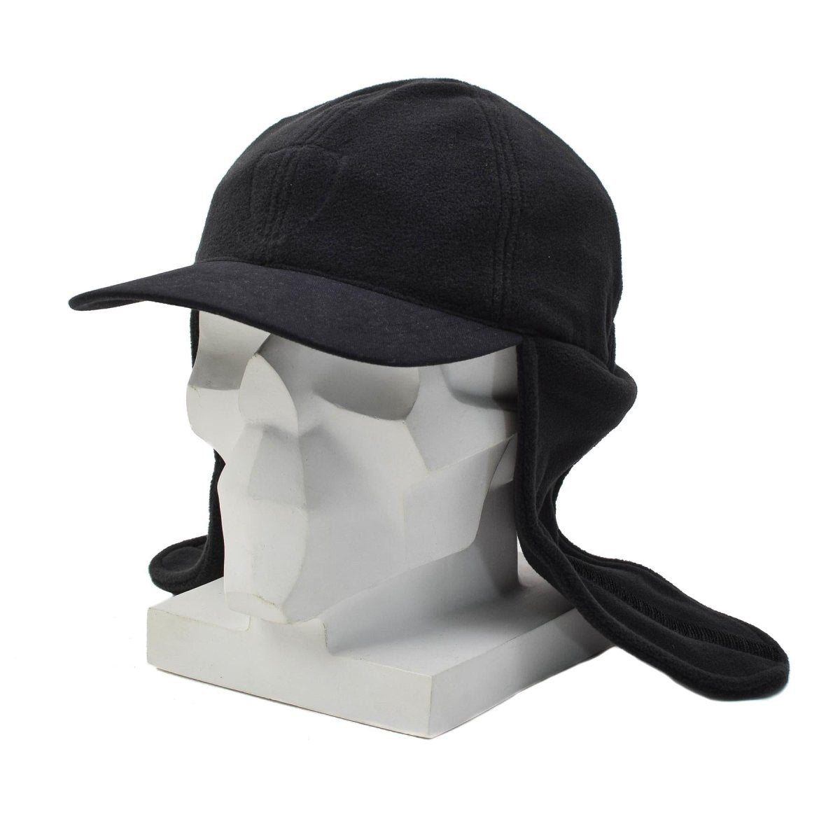 Chapeau d'hiver original de la police néerlandaise, construction robuste, isolation thermique, noir