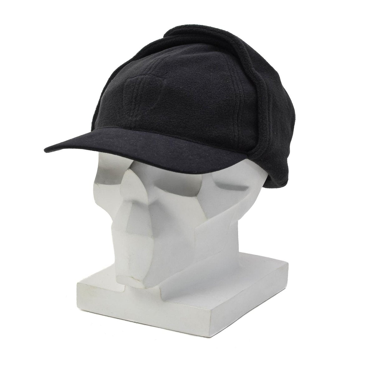Chapeau d'hiver original de la police néerlandaise, construction robuste, isolation thermique, noir