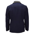 Original militaire est-allemand VM Greatcoat double boutonnage vintage bleu