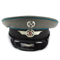 Casquette à visière originale de l'armée NVA d'Allemagne de l'Est, chapeau à visière militaire des forces aériennes NEUF