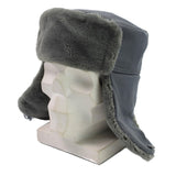 Originele Oost -Duitsland leger officier winterhoed koud weer ushanka faux fur nieuw