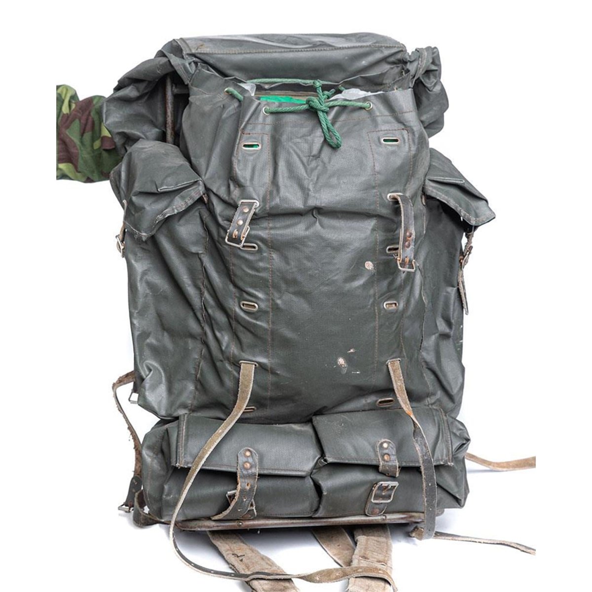 Originele Finse militaire rugzak ingelijste waterdichte grote rugzak 100l vintage