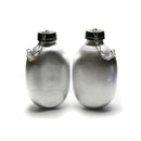 Original French Army Drinking Flask Water Bottle Canteen pot cotton pouch OD NEW - GoMilitar