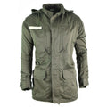 Veste de combat militaire à capuche en satin de l'armée française d'origine Olive OD