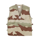 Original French army tactical GAO vest in F2 desert camouflage pattern for outdoor and military use