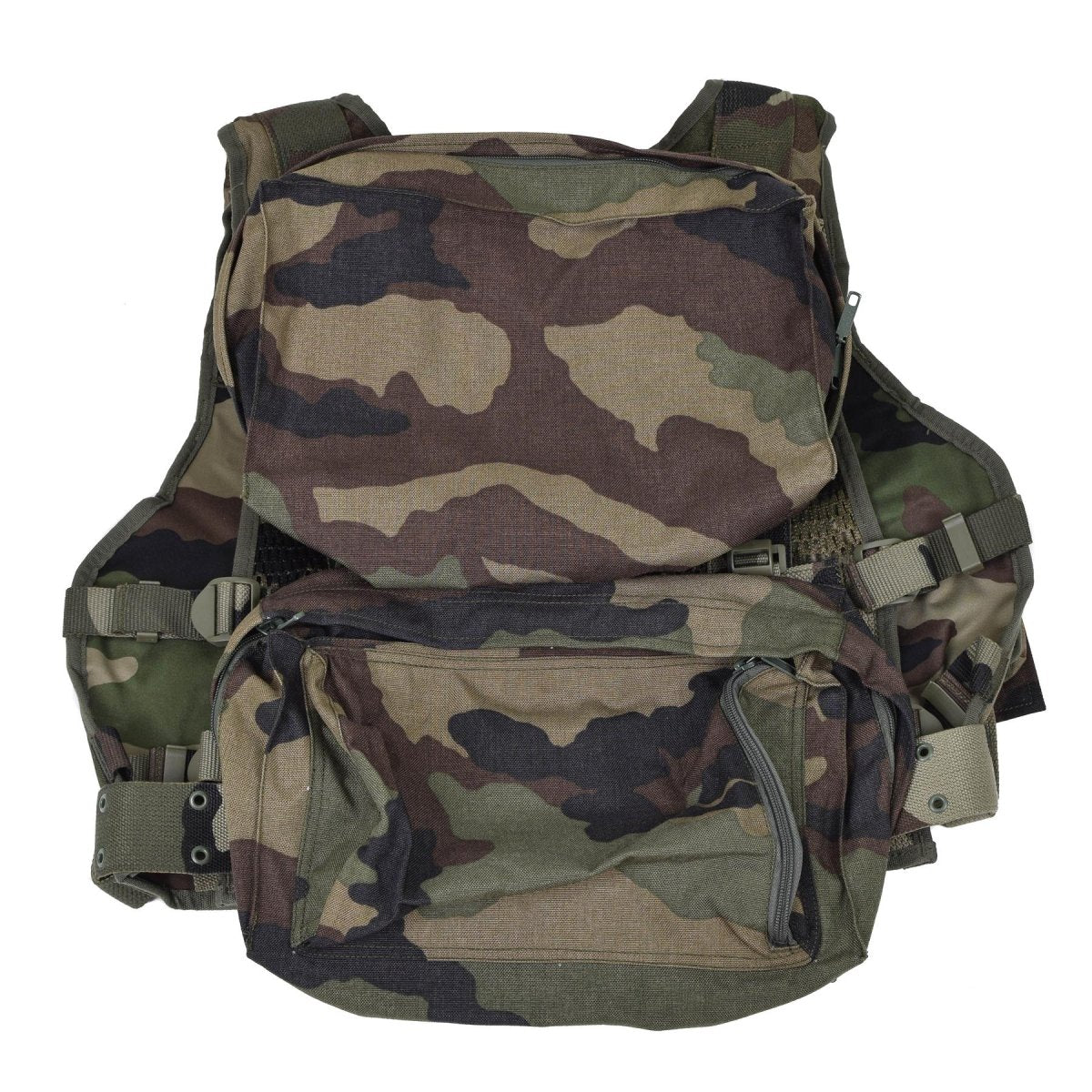Gilet tactique d'assaut militaire français d'origine CCE avec pochettes de grenade de combat NEUF