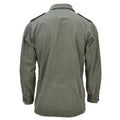 Veste classique militaire française originale avec grandes poches avant, couleur olive unie