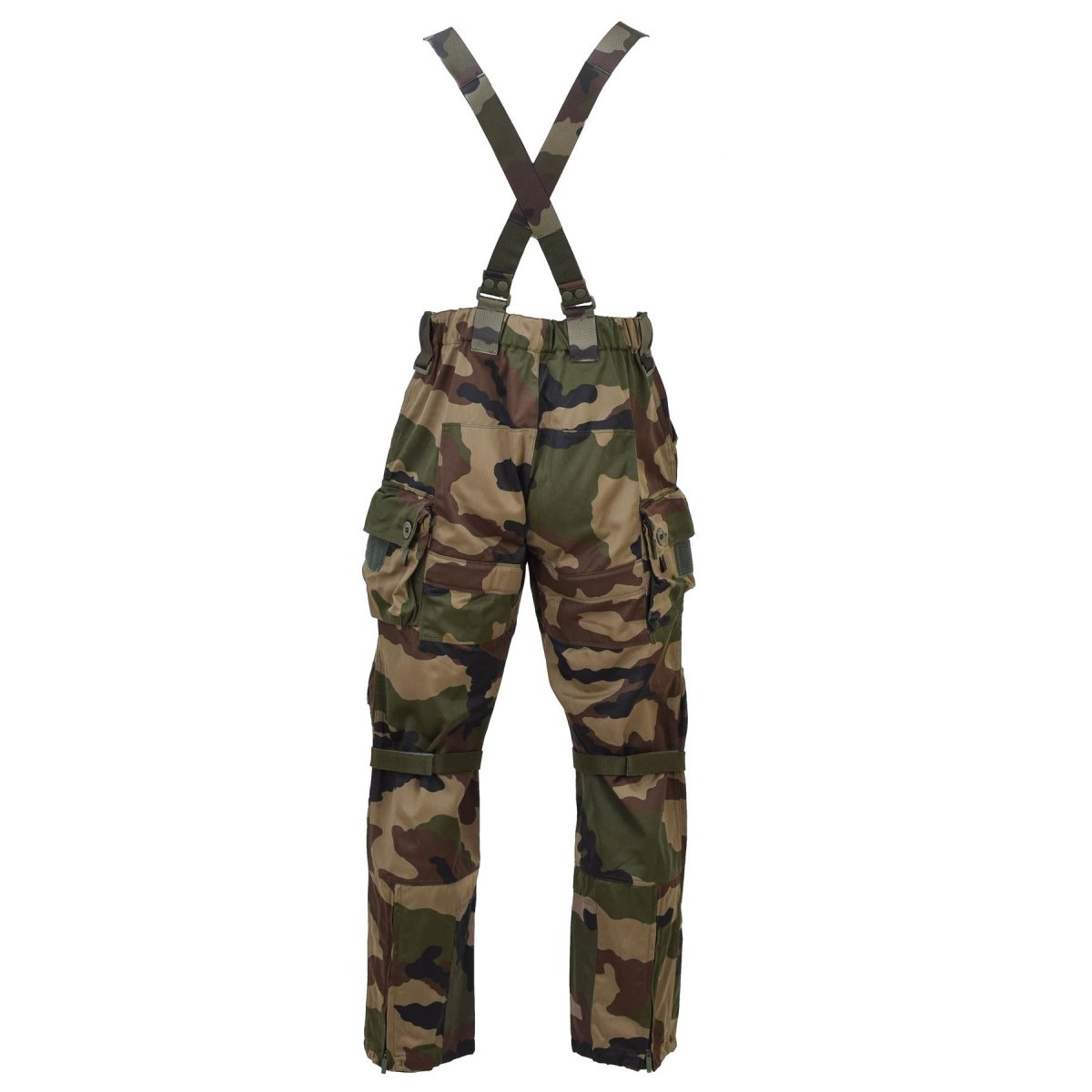 Originele Franse militaire gevechtsbroek Felin F4 duurzame bretels CCE Camo