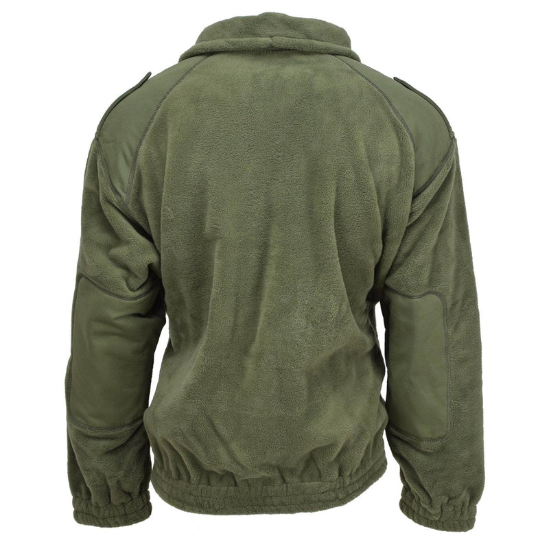 Veste polaire militaire française originale polaire chaude renforcée col montant olive NEUF