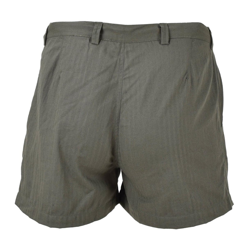 Originele Franse militaire jungle olive shorts lichtgewicht gevechts legeruniform nieuw