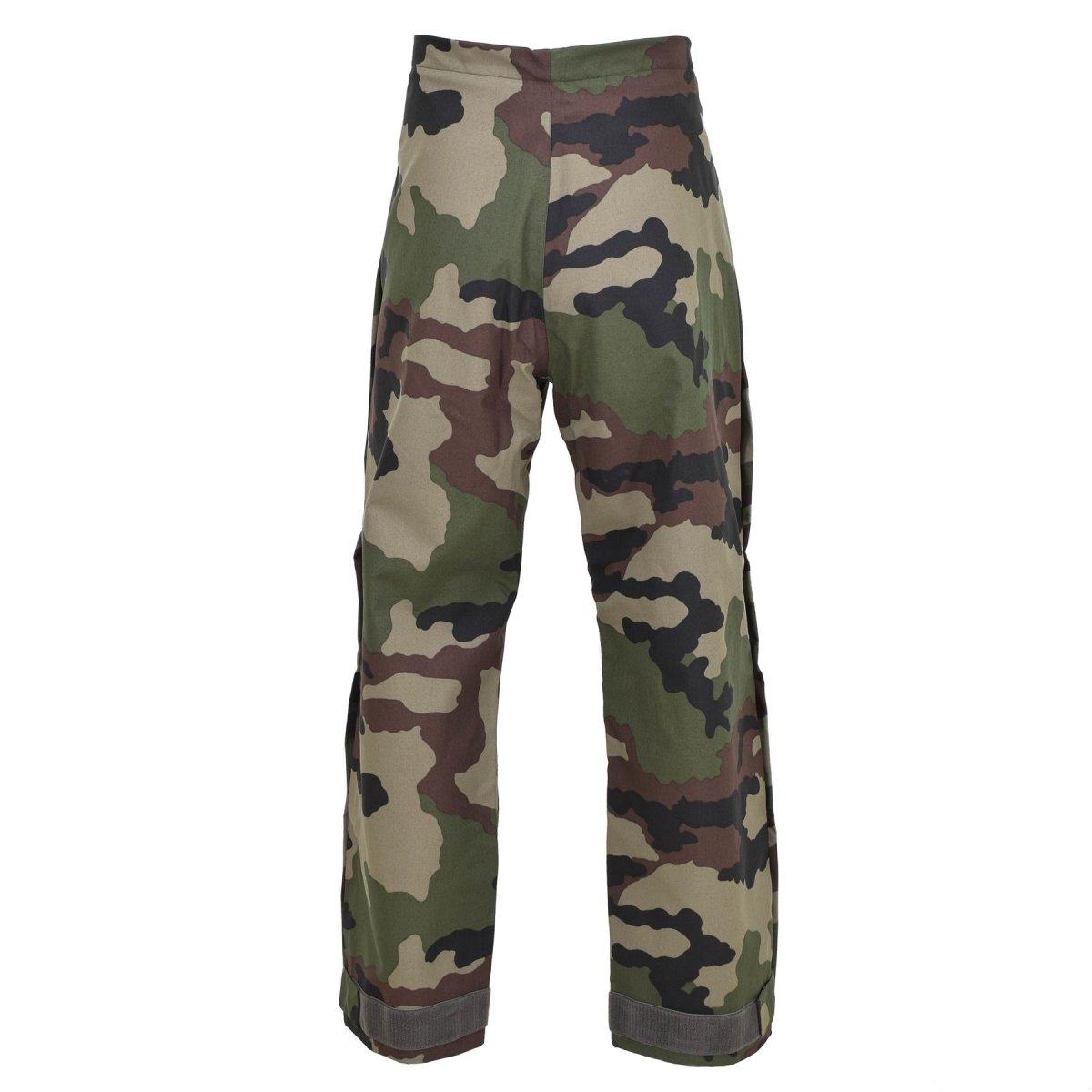 Pantalon de pluie militaire français original imperméable trilaminé à bretelles NEUF