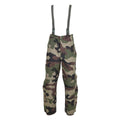Pantalon de pluie militaire français original imperméable trilaminé à bretelles NEUF