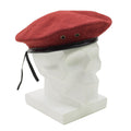 Origineel Frans militair Red Beret Hat Man Force Army Wol Lichtgewicht Cap Nieuw