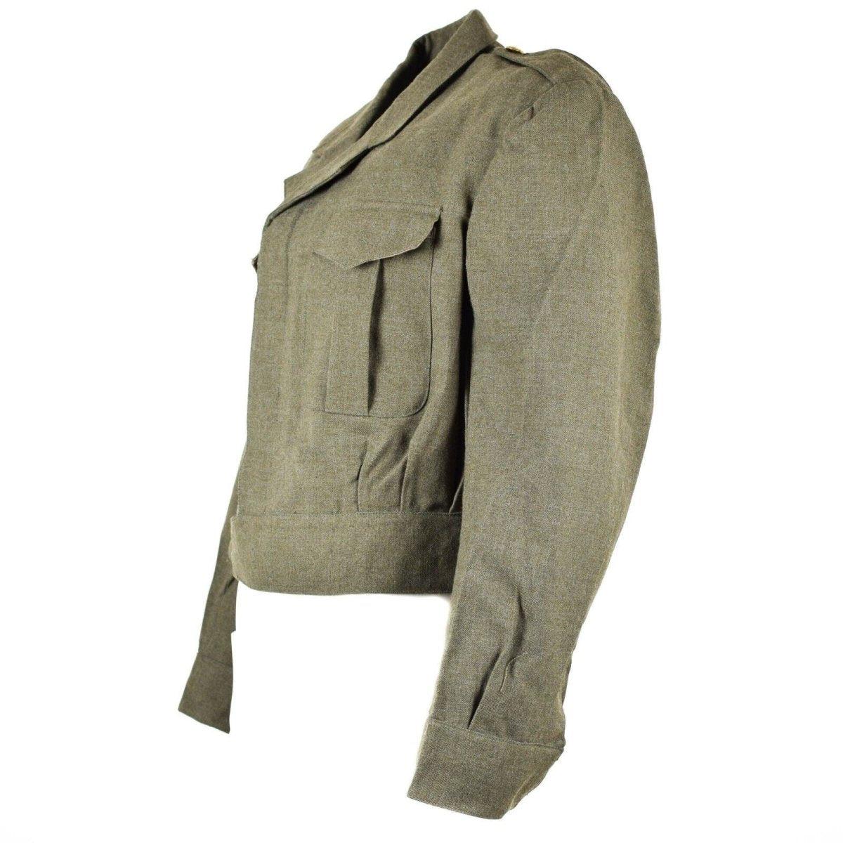 Origineel echt Belgisch België Army Field Ike Jacket Olive Od Eisenhower Wool